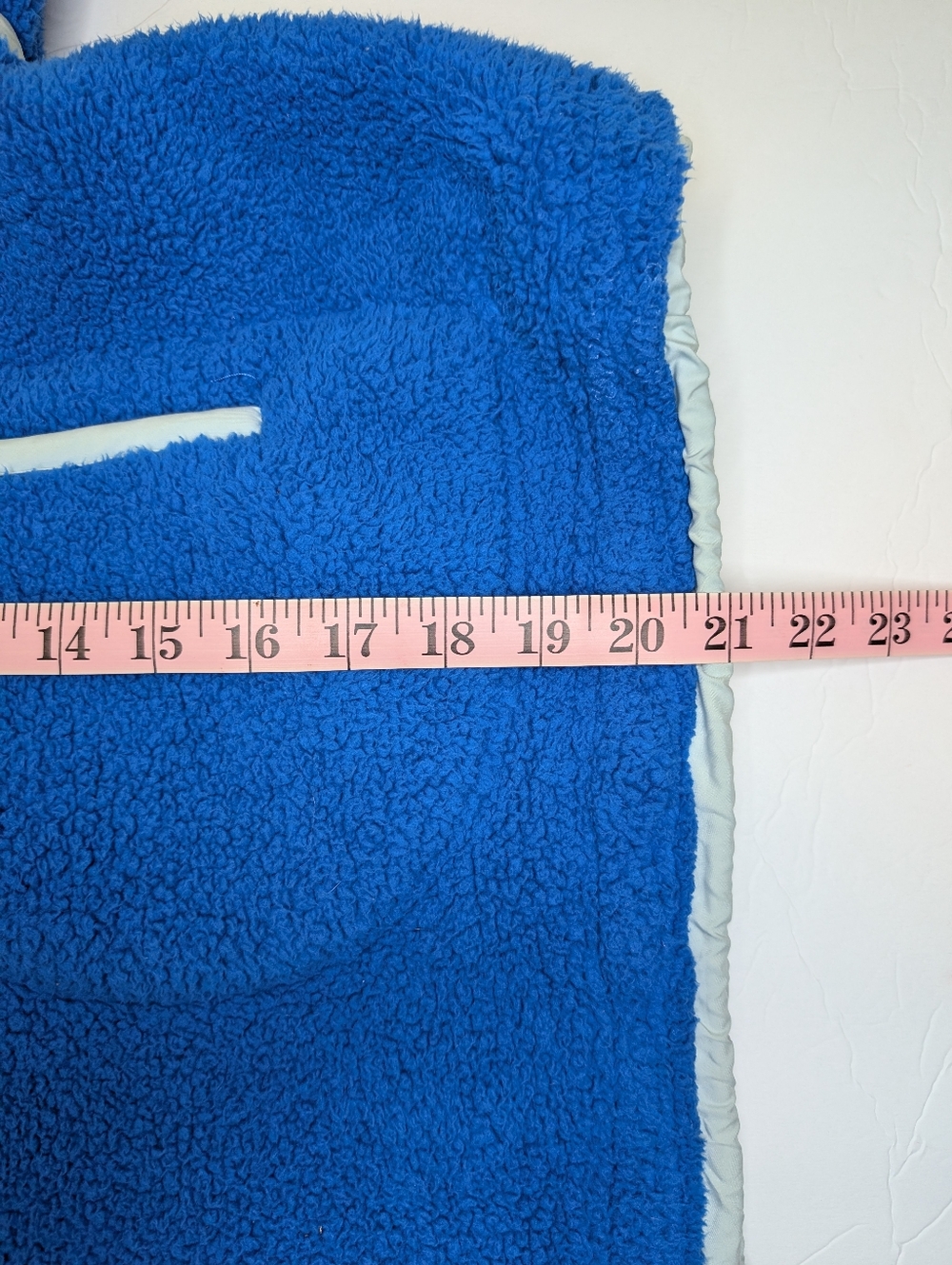 Free People Movement Mountain High 1/2 Zip Fleece Blue Medium - Picture 9 of 10